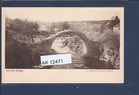 [Ansichtskarte] AK Old Carr Bridge 1920. 