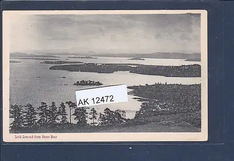 [Ansichtskarte] AK Loch Lomond from Stone Brae 1920. 