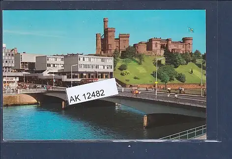 [Ansichtskarte] AK The Castle Bridge and River Ness Inverness 1978. 