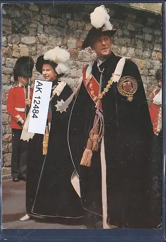 [Ansichtskarte] AK H.M. The Queen ans H.R.H. The Duke of Edinburgh Windsor Castle 2000. 