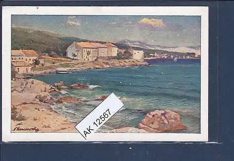 [Ansichtskarte] AK Noire mer De Crikvenica a Selce 1930. 