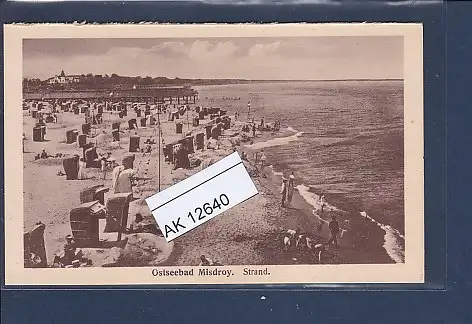 [Ansichtskarte] AK Ostseebad Misdroy Strand 1940. 