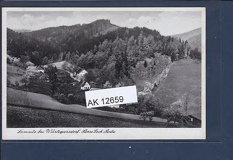[Ansichtskarte] AK Lomnitz bei Wüstegiersdorf Süsse Loch Partie 1930. 