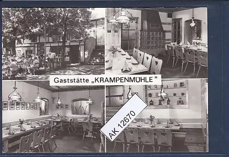 [Ansichtskarte] AK Gaststätte Krampenmühle 4.Ansichten Berlin Müggelheim 1984. 