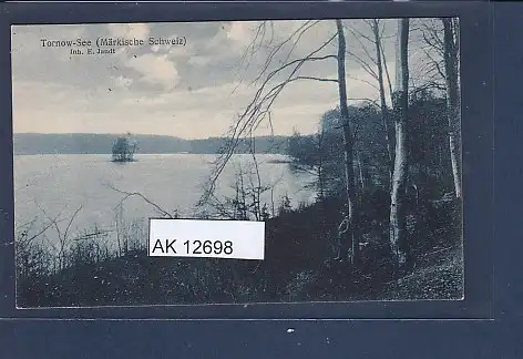 [Ansichtskarte] AK Tornow See ( Märkische Schweiz) 1930. 