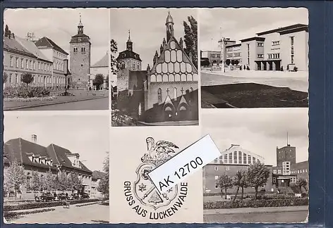 [Ansichtskarte] AK Gruss aus Luckenwalde 5.Ansichten 1956. 
