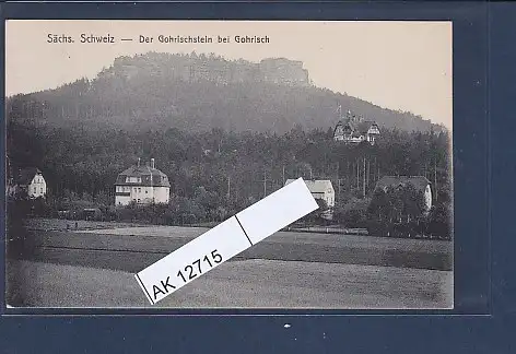 [Ansichtskarte] AK Der Gohrischstein bei Gohrisch 1919. 