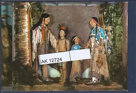 [Ansichtskarte] AK Indianer Museum Radebeul Prärie Indianer um 1890 1975. 