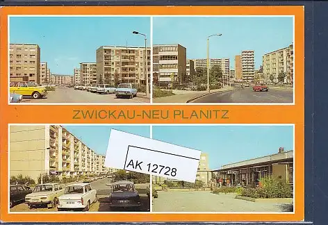 [Ansichtskarte] AK Zwickau - Neu Planitz 4.Ansichten 1984. 
