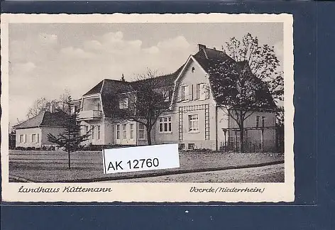 [Ansichtskarte] AK Landhaus Küttemann Voerde ( Niederrhein) 1947. 