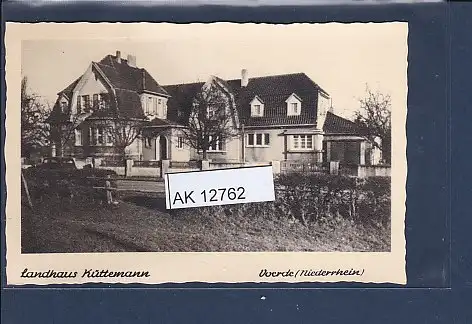 [Ansichtskarte] AK Landhaus Küttemann Voerde ( Niederrhein) 1954. 