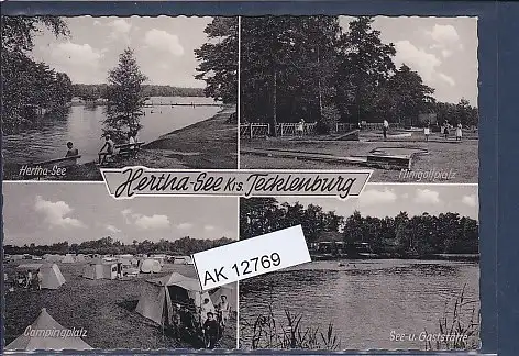 [Ansichtskarte] AK Hertha See Krs. Tecklenburg 4.Ansichten Minigolfplatz 1967. 