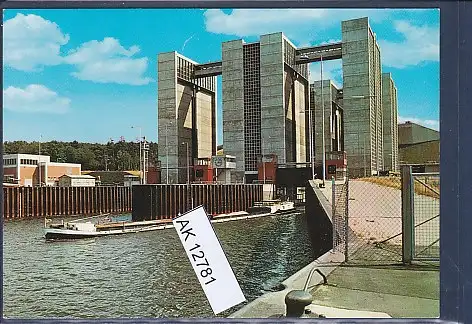 [Ansichtskarte] AK Elbe Seiten Kanal Schiffhebewerk Lüneburg in Scharnbek 1970. 