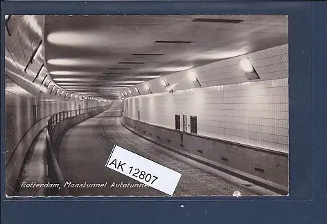 [Ansichtskarte] AK Rotterdam Maastunnel Autotunnel 1957. 