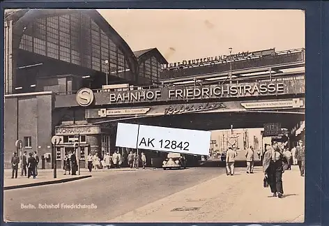 [Ansichtskarte] AK Berlin, Bahnhof Friedrichstraße 1962. 