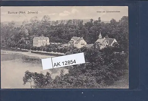 [Ansichtskarte] AK Buckow Villen am Schermützelsee 1910. 