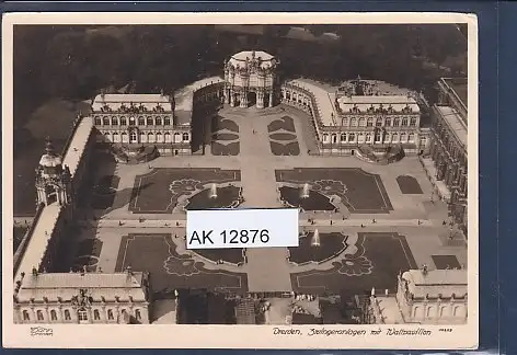 [Ansichtskarte] AK Dresden Zwingeranlagen mit Wallpavillon 1953. 