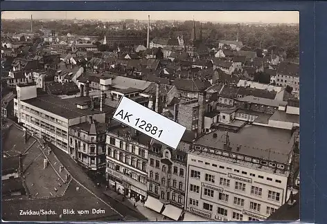 [Ansichtskarte] AK Zwickau / Sachs. Blick vom Dom 1970. 