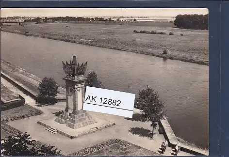 [Ansichtskarte] AK Torgau Sowjetisches Denkmal an der Elbe 1961. 