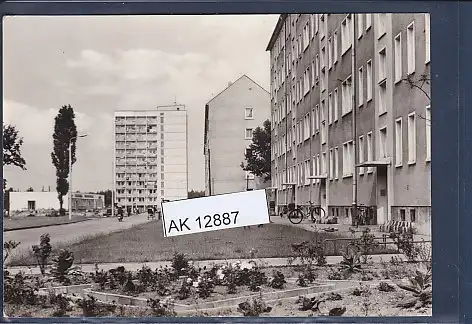 [Ansichtskarte] AK Sandersdorf Platz des Friedens 1974. 