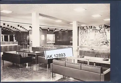 [Ansichtskarte] AK Interhotel Gera Empfangshalle 1969. 