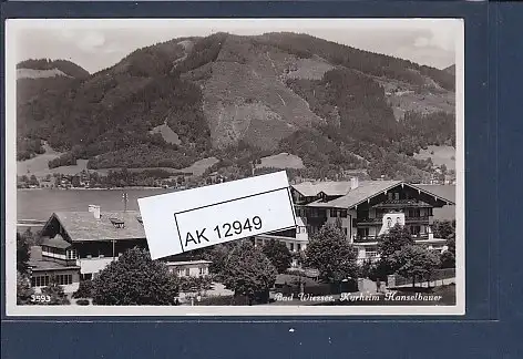 [Ansichtskarte] AK Bad Wiessee Kurheim Hanselbauer 1940. 