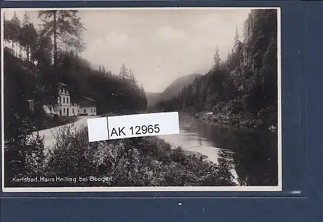[Ansichtskarte] AK Karlsbad Hans Heiling bei Elbogen 1931. 