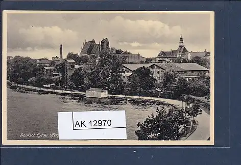 [Ansichtskarte] AK Deutsch Eylau Uferpromenade 1939. 