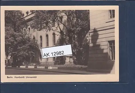 [Ansichtskarte] AK Berlin Humboldt Universität 1953. 