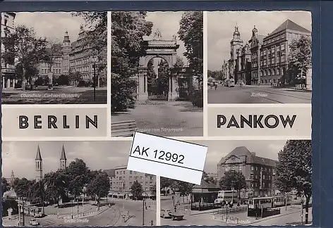 [Ansichtskarte] AK Berlin Pankow 5.Ansichten Oberschule - Vinetastraße 1961. 