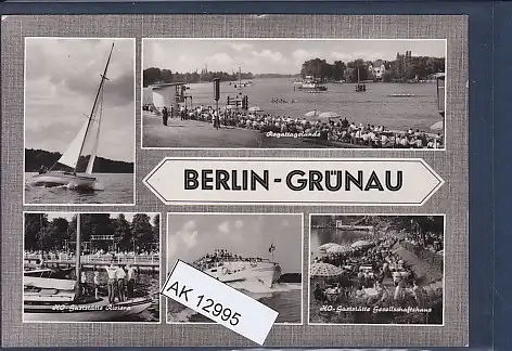 [Ansichtskarte] AK Berlin Grünau 5.Ansichten Regattagelände 1965. 