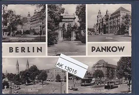 [Ansichtskarte] AK Berlin Pankow 5.Ansichten Oberschule - Breite Straße 1961. 