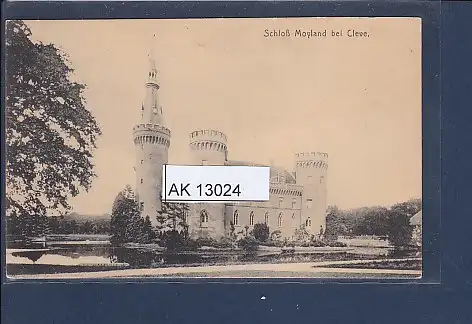 [Ansichtskarte] AK Schloß Moyland bei Cleve 1912. 