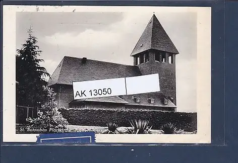 [Ansichtskarte] AK St. Barnabas Pfarrkirche Niedermormter 1954. 