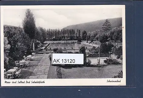 [Ansichtskarte] AK Bad Salzdetfurth Schwimmbad 1960. 