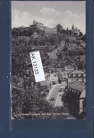 [Ansichtskarte] AK Dresden Loschwitz und Bad Weißer Hirsch 1962. 