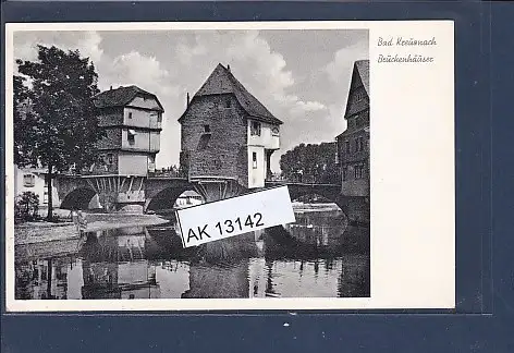 [Ansichtskarte] Bad Kreuznach Brückenhäuser 1958. 