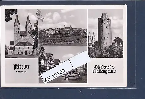 [Ansichtskarte] AK Fritzlar Die Perle des Chattengaues 4.Ansichten 1953. 