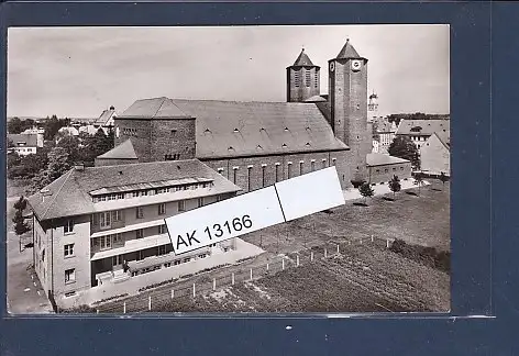 [Ansichtskarte] AK Memmingen Kolpinghaus und St. Josefskirche 1956. 