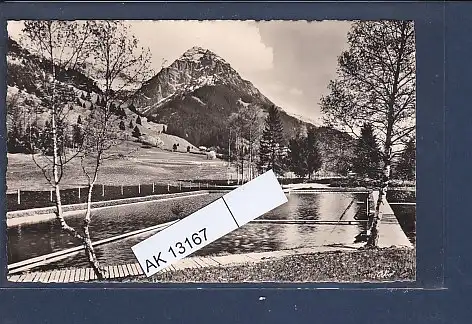 [Ansichtskarte] AK Hotel und Kneippkurheim Hirsch Reichenbach über Oberstdorf 1960. 