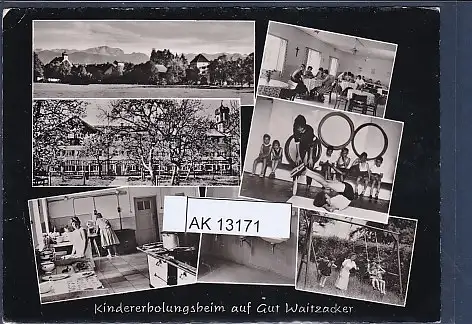 [Ansichtskarte] AK Kindererholungsheim auf Gut Waitzacker 7.Ansichten Weilheim 1961. 