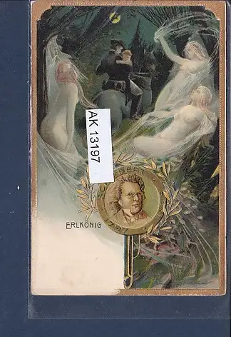 [Ansichtskarte] Präge AK Schubert 1797-1828 Erlkönig 1910. 