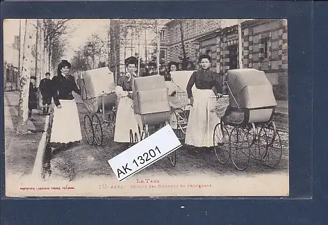 [Ansichtskarte] AK Le Tarn Albi - Groupe des Nounous en Promenade 1920. 