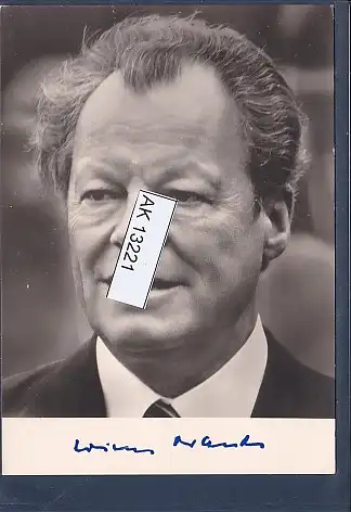 [Ansichtskarte] AK Dr. h.c. Willy Brandt MdB Vorsitzender der SPD 1960. 