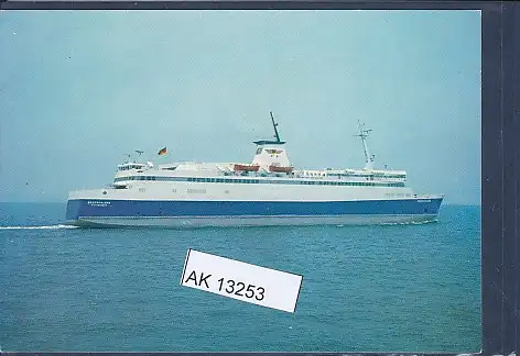 [Ansichtskarte] AK DB Fährschiff Deutschland Eingesetzt im Fährverkehr mit Dänemark 1973. 