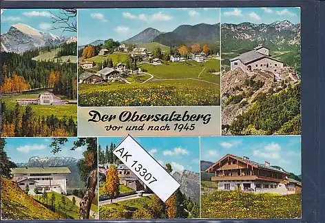 [Ansichtskarte] AK Der Obersalzberg vor und nach 1945 6.Ansichten 1970. 