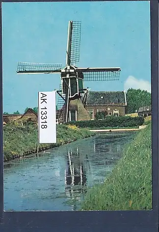 [Ansichtskarte] AK Holland Mühlenland 1970. 