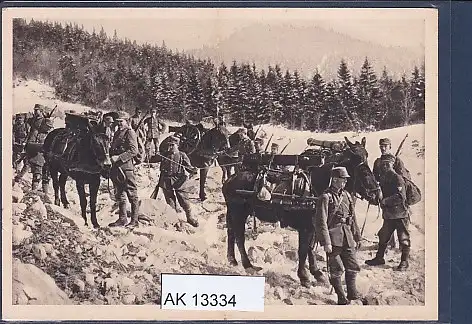 [Ansichtskarte] AK Unsere Reichswehr 5. Gebirgsartillerie 1940. 