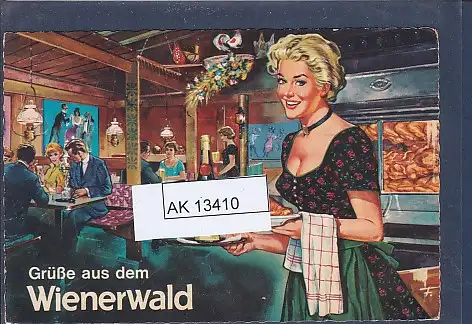 [Ansichtskarte] AK Grüße aus dem Wienerwald Heut bleibt die Küche Kalt 1969. 