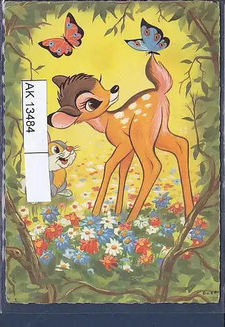 [Ansichtskarte] AK Bambi und Klopfer WDP 1962. 
